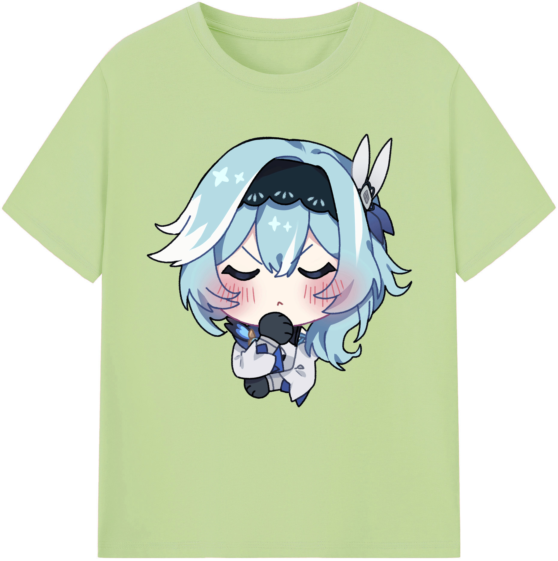 げんし神 优菈 ゆうら genshin Yūra 綿100％半袖Tシャツ（フロントプリント）